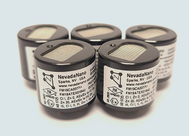 A cluster of 5 MPS™ S4 sensors arranged neatly