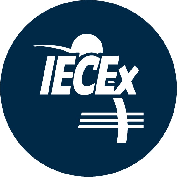 IECEx approval indicates the equipment is certified to operate safely in explosive atmospheres (hazardous areas) according to International Electrotechnical Commission standards.
