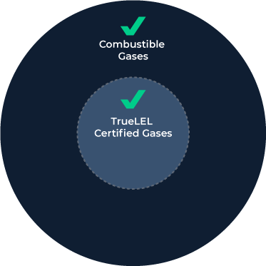 The MPS Flammable Gas Sensor detects all combustible gases and certifies common flammable gases such as methane, hydrogen, and propane with TrueLEL calibration-free accuracy.